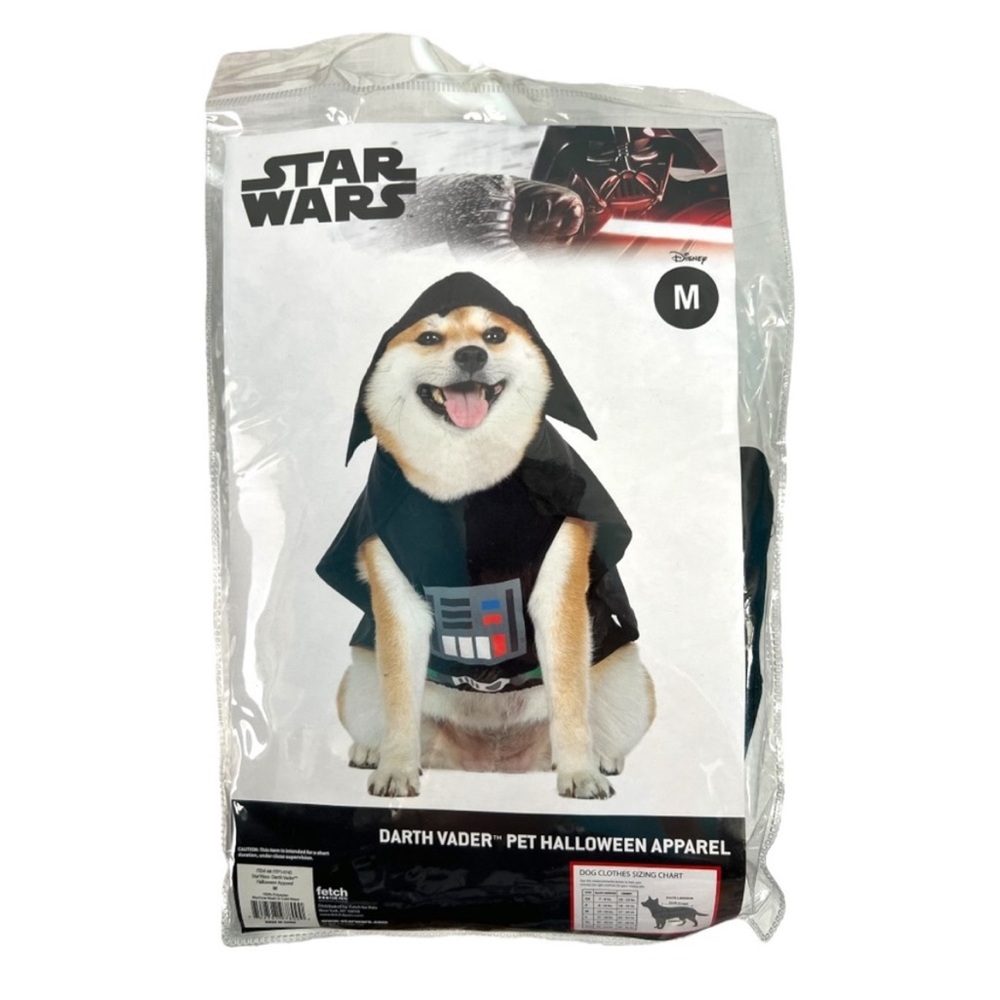 Disney Star Wars Darth Vader Pet Costume for Dog Halloween NWT